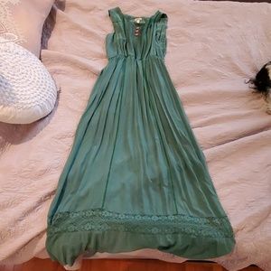 Matilda Jane green maxi